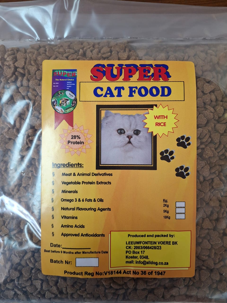 Super Cat Food (28% protein)