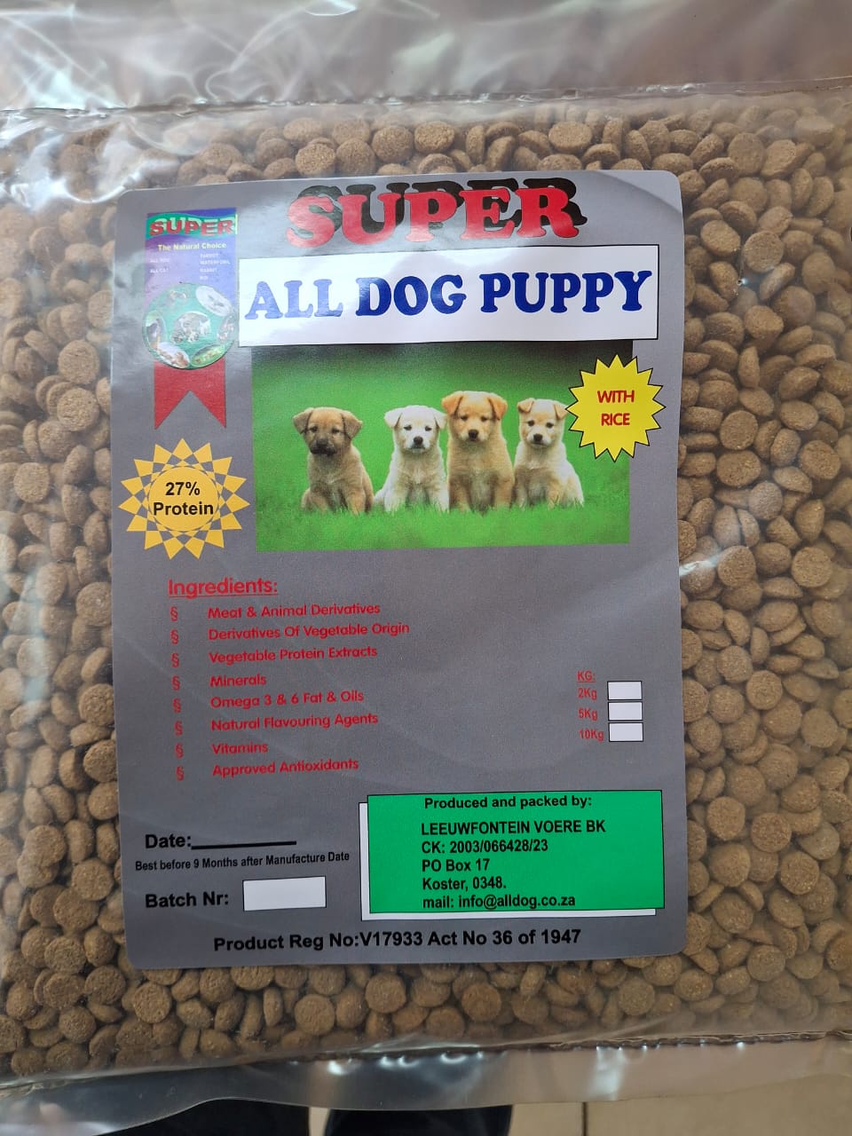 Super All Dog Puppy (27% Protein) - Juicy Pet Supplies