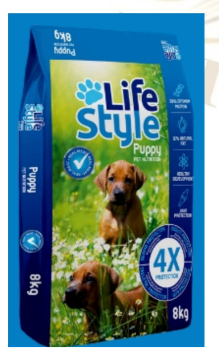 LifeStyle Puppy 8kg - Juicy Pet Supplies