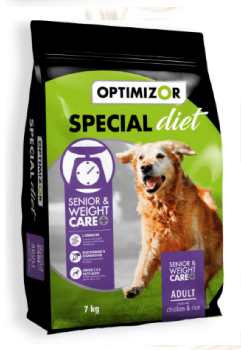 Optimizor Senior Special Diet: Weight care 7kg - Juicy Pet Supplies