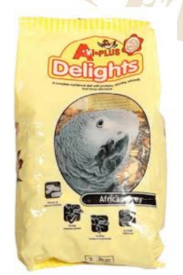 Delights- African Grey 1kg - Juicy Pet Supplies