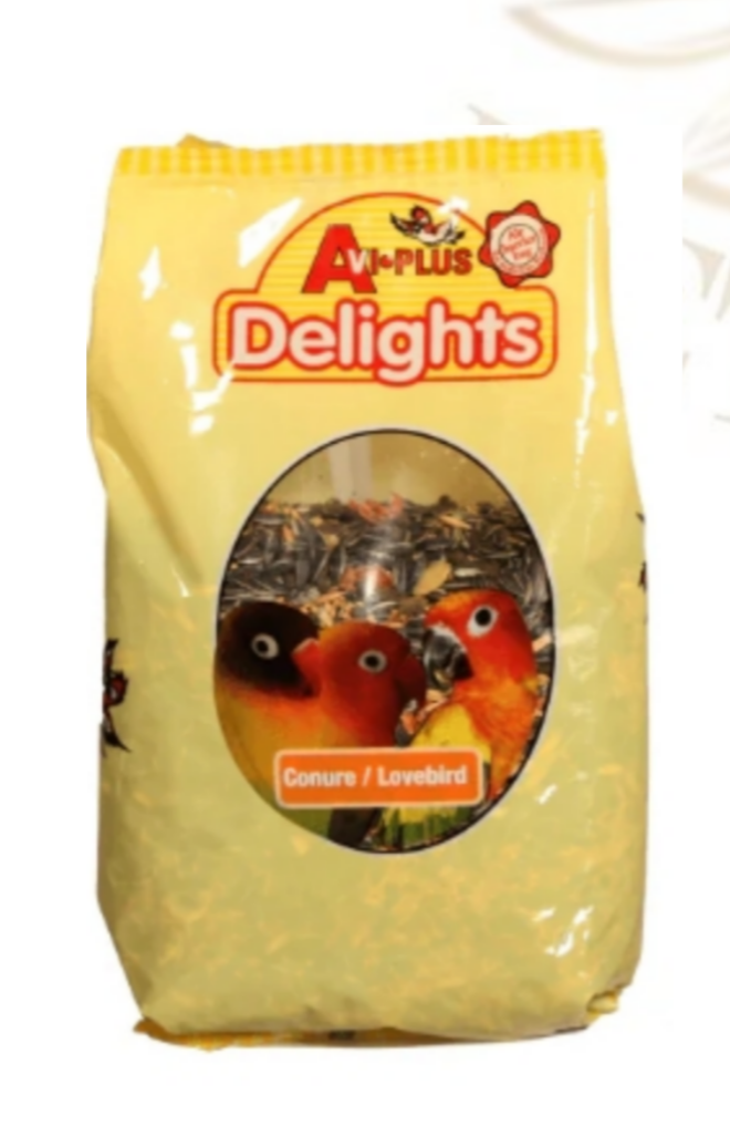 Delights - Lovebird/ Conure 1kg - Juicy Pet Supplies
