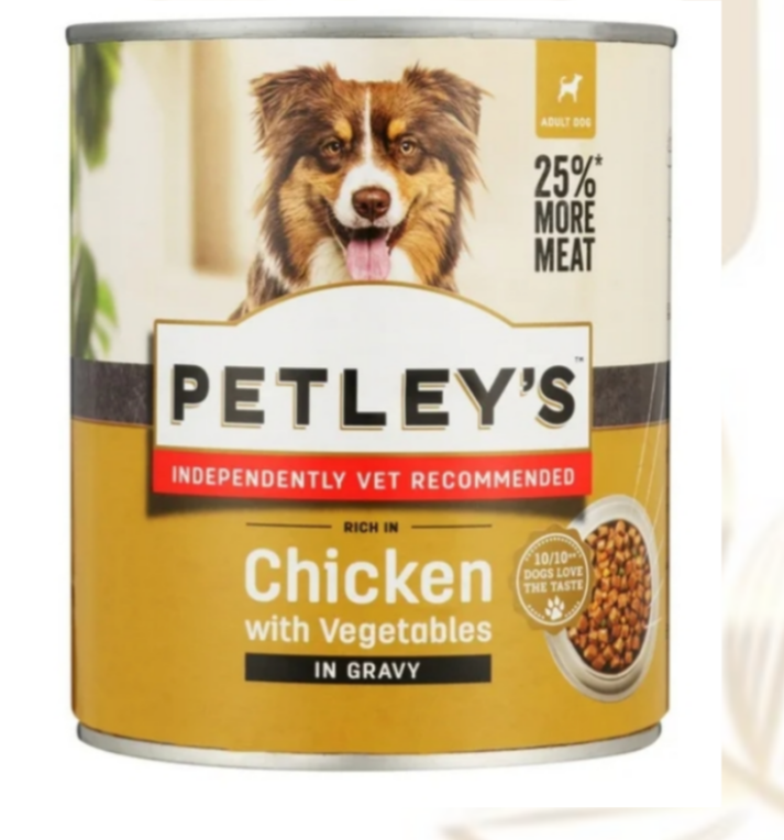 Petleys Wet Dog Food (775g x6) - Juicy Pet Supplies