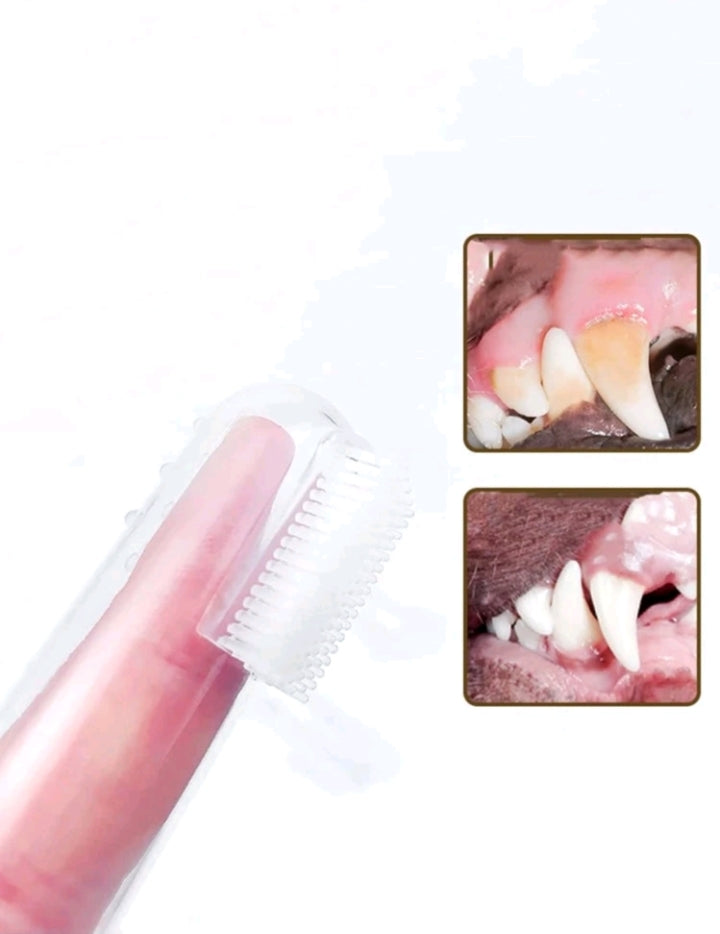 5pcs Dog finger Toothbrush - Juicy Pet Supplies