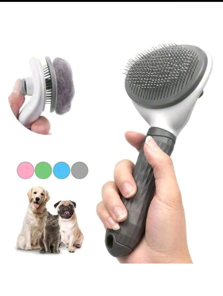 Self-Cleaning Slicker brush - Juicy Pet Supplies