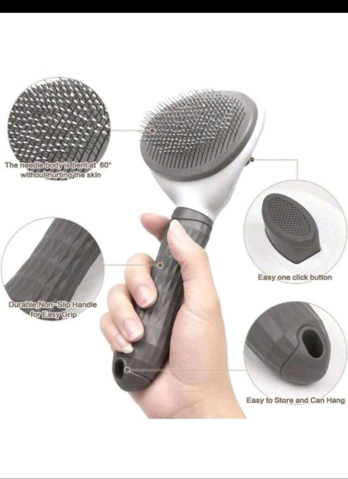 Self-Cleaning Slicker brush - Juicy Pet Supplies