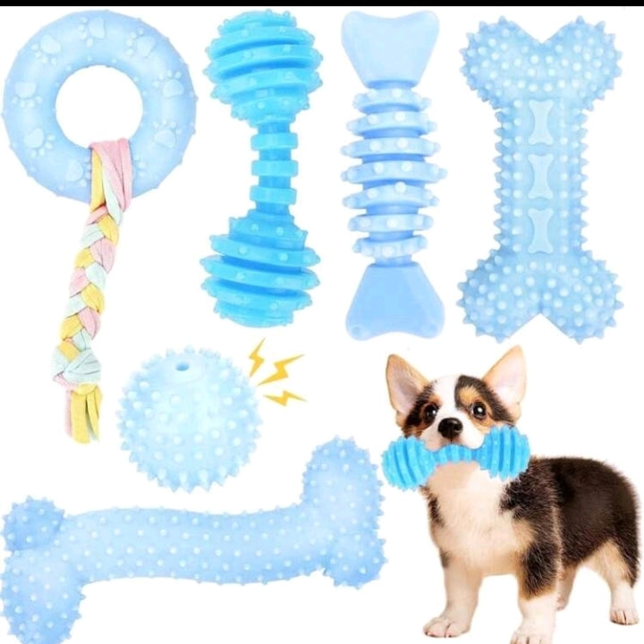 6pcs Dog Toys - Juicy Pet Supplies