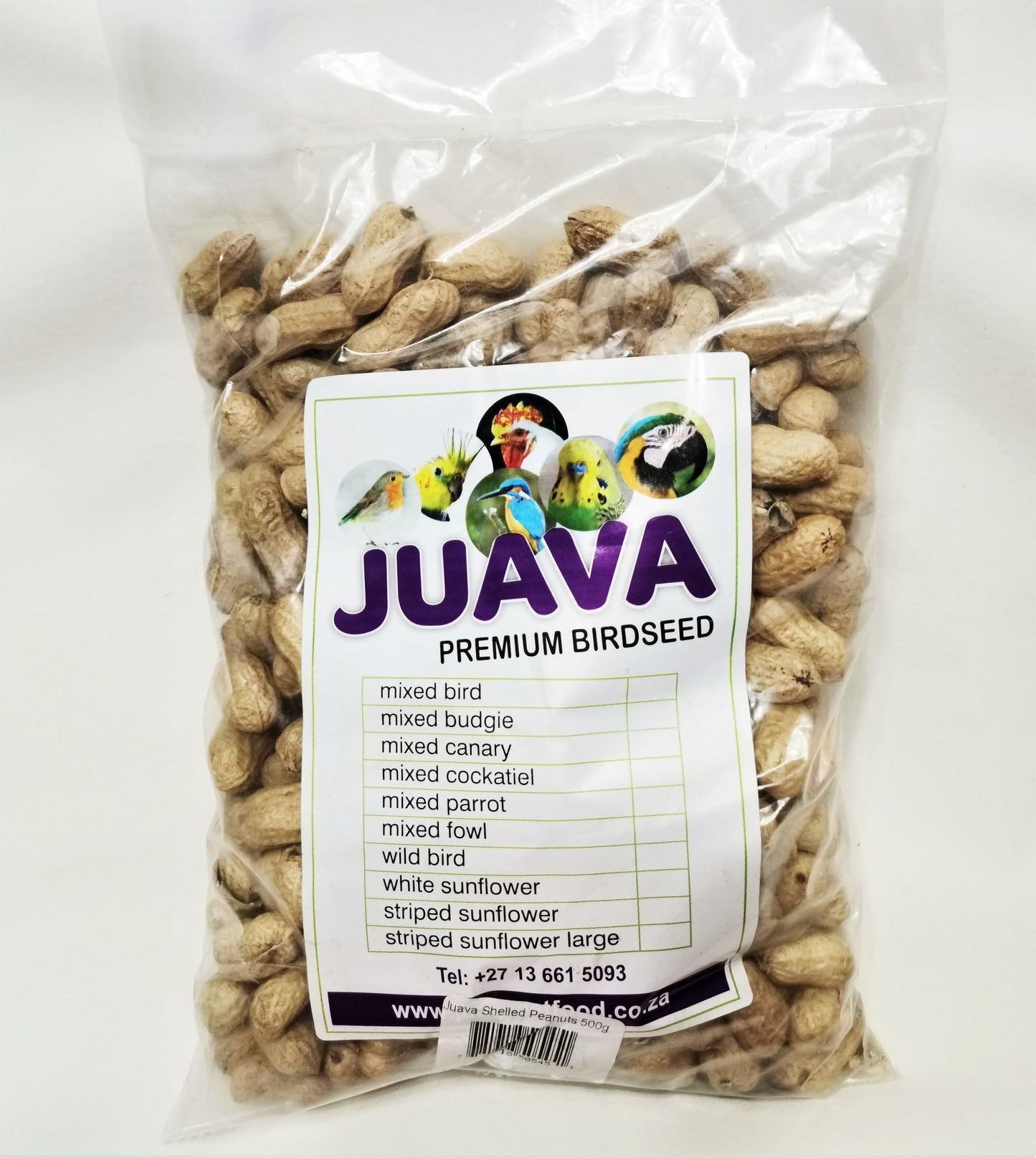Shelled Peanuts 500g - Juicy Pet Supplies