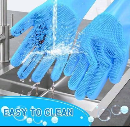 1 pair of pet bath gloves - Juicy Pet Supplies