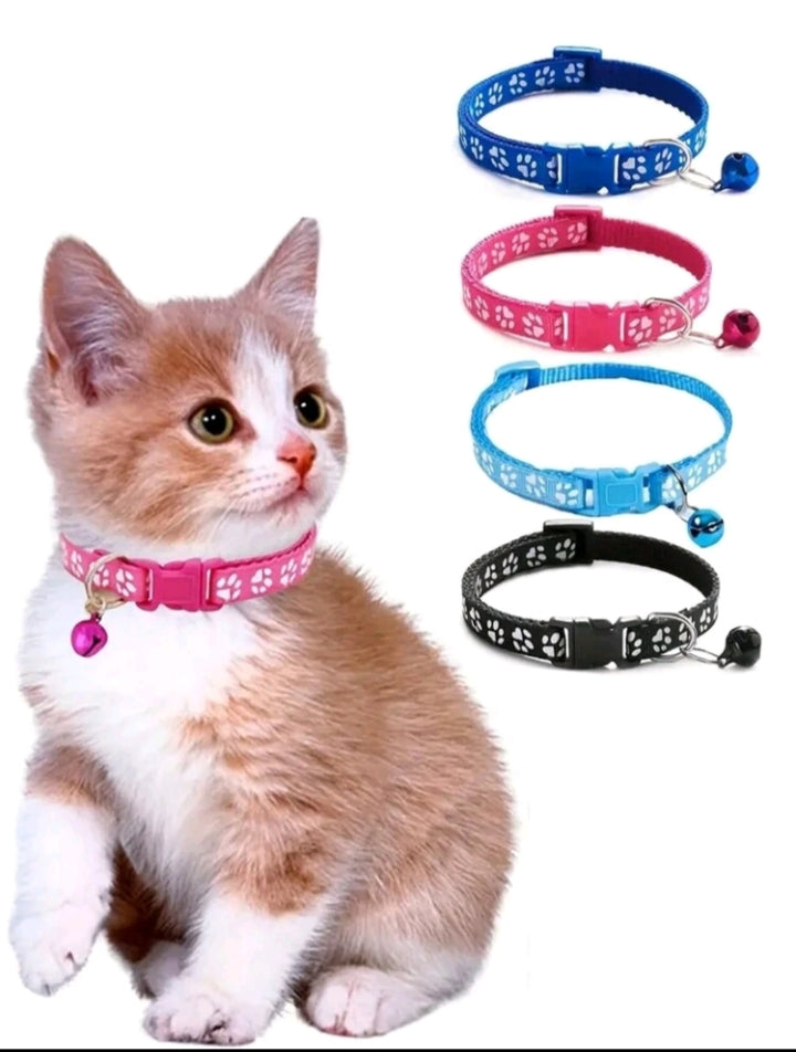 Adjustable Cat Collar with Bell - Juicy Pet Supplies